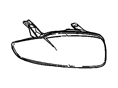 1999 Cadillac DeVille Headlight - 16526200