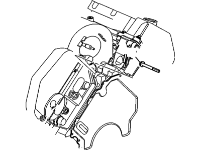 Buick 11561623 BOLT,P/S PUMP BRACKET(M8X1.25X83)(REDUCED BODY)SHORT)(8.900)