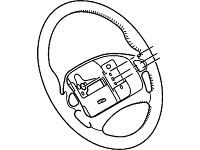 Pontiac 16825362 Steering Wheel