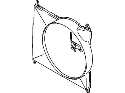 1998 Chevy Tracker Fan Shroud - 30001011