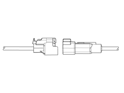 Chevy 19371207 CONNECTOR KIT,ENGINE WIRING HARNESS(CAMSHAFT POSITION SENSOR - BANK 2 INTAKE)(BLACK)(.75MM2)(3-WAY FEMALE)(MCON CITIZENS BAND SERIES)(W/LEADS)(SIDE ELECTRIC CODE:  B23D)