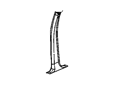 Chevy 15124062 MOLDING,CENTER PILLAR GARNISH(INCLUDES 2,30)