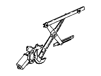 Saturn SC Window Regulator - 21096871