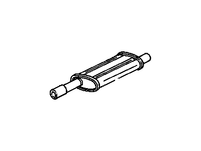 GMC Safari Muffler - 15980181
