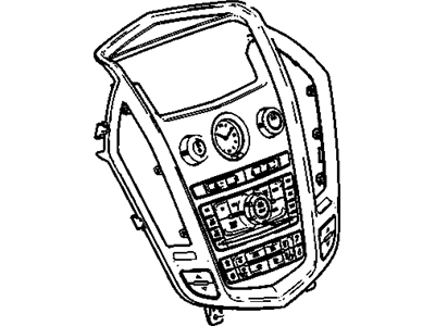Cadillac 20864869 Dash Control Unit