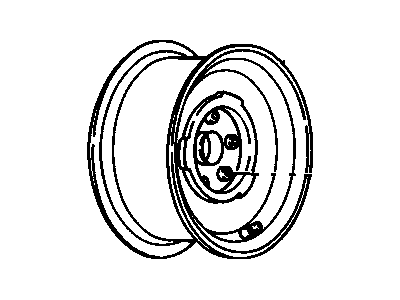 1993 Chevy P30 Spare Wheel - 9591782