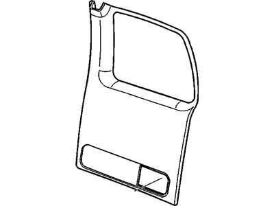 GM 19331524 Panel, Door Trim/Access, Front
