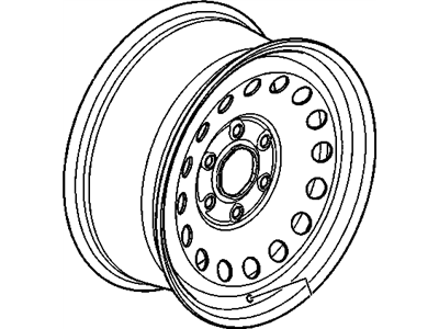 Chevy Silverado 1500 Spare Wheel - 9597227