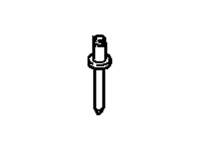 Pontiac 9442972 RIVET,ROCKER PANEL MOLDING RETAINER(PART OF 10)(.25 DIAMETER.36 LEN.74 OUTSIDE DIAMETER)(POP TYPE)(8.967)