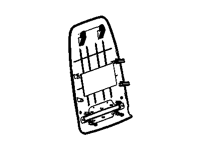 GM 22784374 Panel, Seat Back Cushion, Driver Side