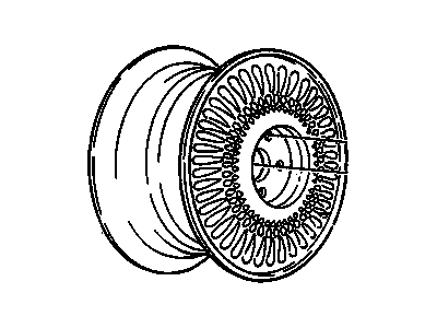 1989 Cadillac Seville Spare Wheel - 3634769