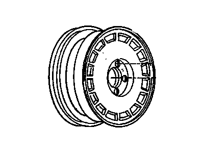 1990 Cadillac Seville Spare Wheel - 3634786