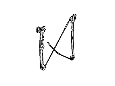 Chevy 19120847 REGULATOR,FRONT SIDE DOOR WINDOW(INCLUDES 15,36)(W/O MOTOR)(16.260)