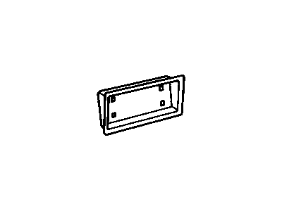 Chevy 20414326 License Pocket