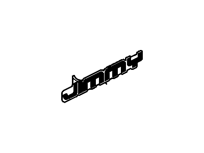 GMC Jimmy Emblem - 15629994
