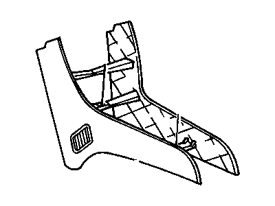 Chevy Cavalier Center Console - 22590008