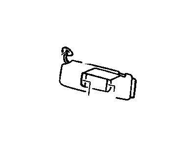 Cadillac 12373820 Sunvisor