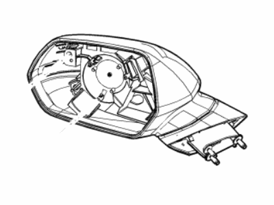 Chevy 84639833 MIRROR,OUTSIDE REAR VIEW(INCLUDES 2,3,5-9)(PAINT TO MATCH)