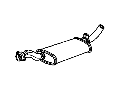 GMC Syclone Muffler - 15577841