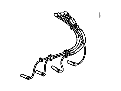 1992 Chevy Corvette Spark Plug Wires - 12173588