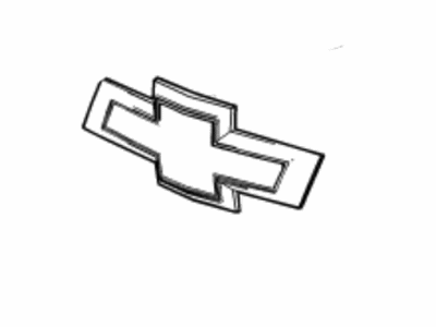Chevy 84616680 EMBLEM PKG,BODY(INCLUDES 2)(BLACK)(INSTALL 1.00)(0.0449 KG)