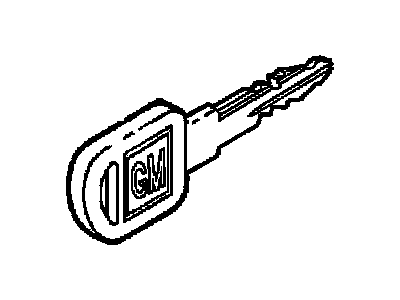 Pontiac 26019397 KEY,IGNITION LOCK(RESISTOR CODE #7)
