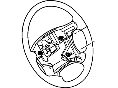Oldsmobile 16757281 Steering Wheel