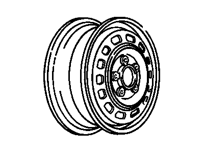Pontiac Spare Wheel - 9592149