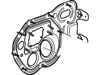 GM 25764209 Reinforcement, Shroud And Dash And Vent Duct Panel