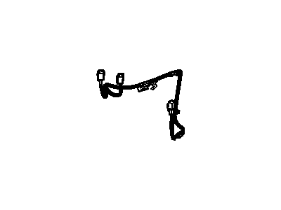 Saturn 88986250 CONNECTOR,BODY WIRING HARNESS(BLACK)(8-WAY MALE)(W/LEADS)(UNSEALED)
