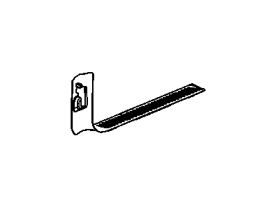 GM 19181006 Plate, Door Sill And Rocker, Front Passenger Side