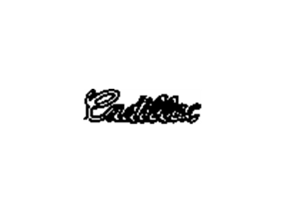 Cadillac 20249250 Nameplate