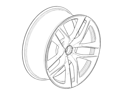 GM 23333839 Wheel, Rear