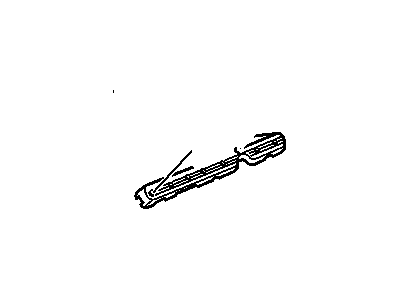 Chevy 12551431 GUIDE,VALVE LIFTER PUSH ROD(INCLUDES 203)(INCLUDES BOLTS)(0.480)