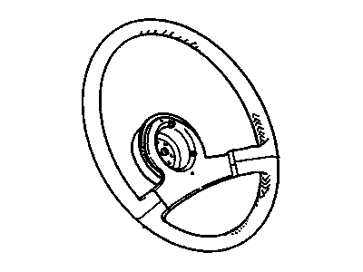 1986 Oldsmobile Cutlass Ciera Steering Wheel - 17981356