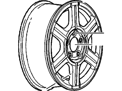 2004 Oldsmobile Silhouette Spare Wheel - 9593740