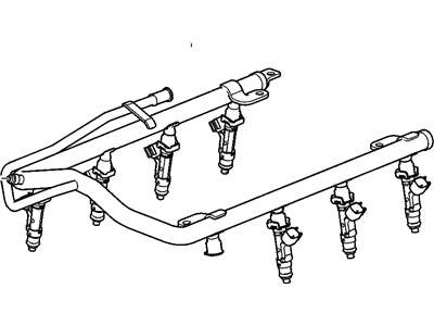 GM 12598329 Fuel Rail