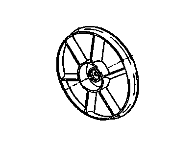 Oldsmobile Calais A/C Condenser Fan - 22098791