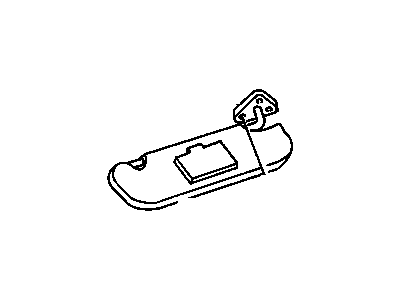 Pontiac 12523910 Sunvisor
