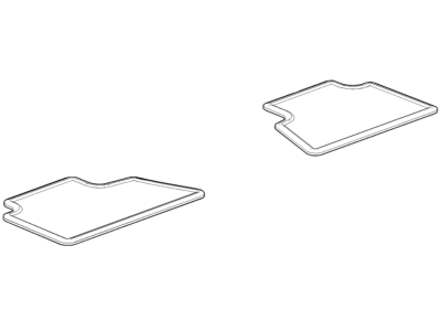 GM 23341125 Mat Package, Rear Floor(Carpet Insert)