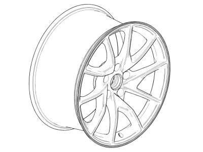 Chevy 23319267 WHEEL (KIT),ALUMINUM(INSTALL 0.30)(13.2683 KG)(REAR)(20X12J ALUMINUM 59MM OUTSIDE 120.65X5XM12 BELLCRANK)