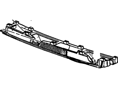 Hummer 25848022 PANEL,AIR INLET GRILLE (LOWER)(INCLUDES 8,10,12,13,19,20,29,30)