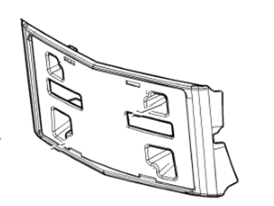 Chevy 23142427 COVER PKG,FRONT GRILLE OPENING(INCLUDES 2)(INSTALLATION)