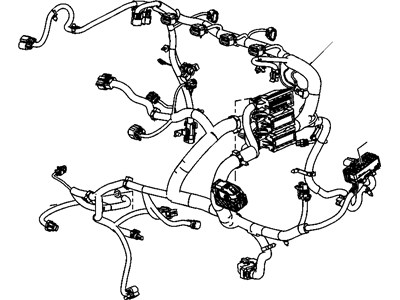 Cadillac 23128519 HARNESS,ENGINE WIRING