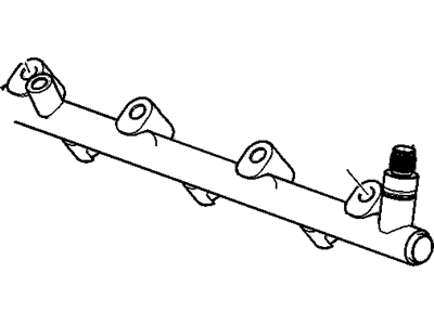 Buick 12629929 Fuel Rail