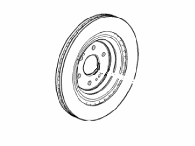 Chevy 84070075 ROTOR,FRONT BRAKE(PART OF 1)(5.809)(SERVICEABLE COMPONENT OF PARTS PACKAGES 23505023, 84766668, 84981080)