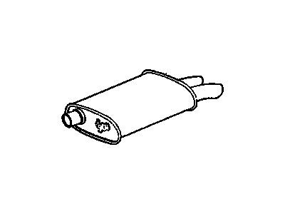 Oldsmobile Calais Exhaust Pipe - 25525754