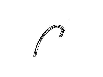 GM 14065151 Wheel Opening Molding, Front Driver Side