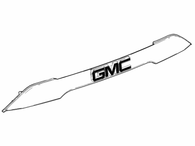 GMC 84431659 APPLIQUE PKG,REAR CLOSURE CENTER W/LICENSE PLATE LAMP(NIGHTRIDER CHROME)(INSTALL 0.40)(0.6 KG)