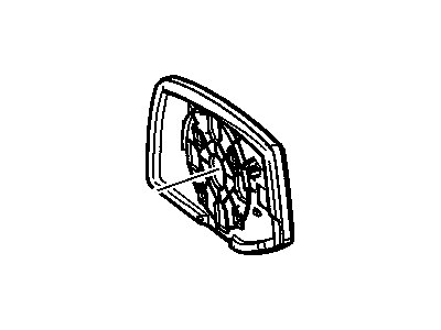 Cadillac 88892805 MIRROR,OUTSIDE REAR VIEW (REFLECTOR GLASS & BACKING PLATE)(*KIT1)